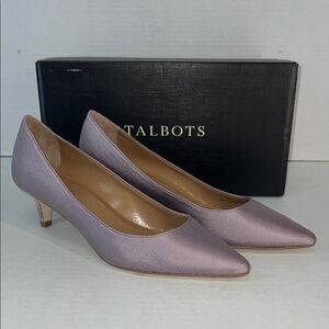 Talbots Lavender Pointed Toe Heels